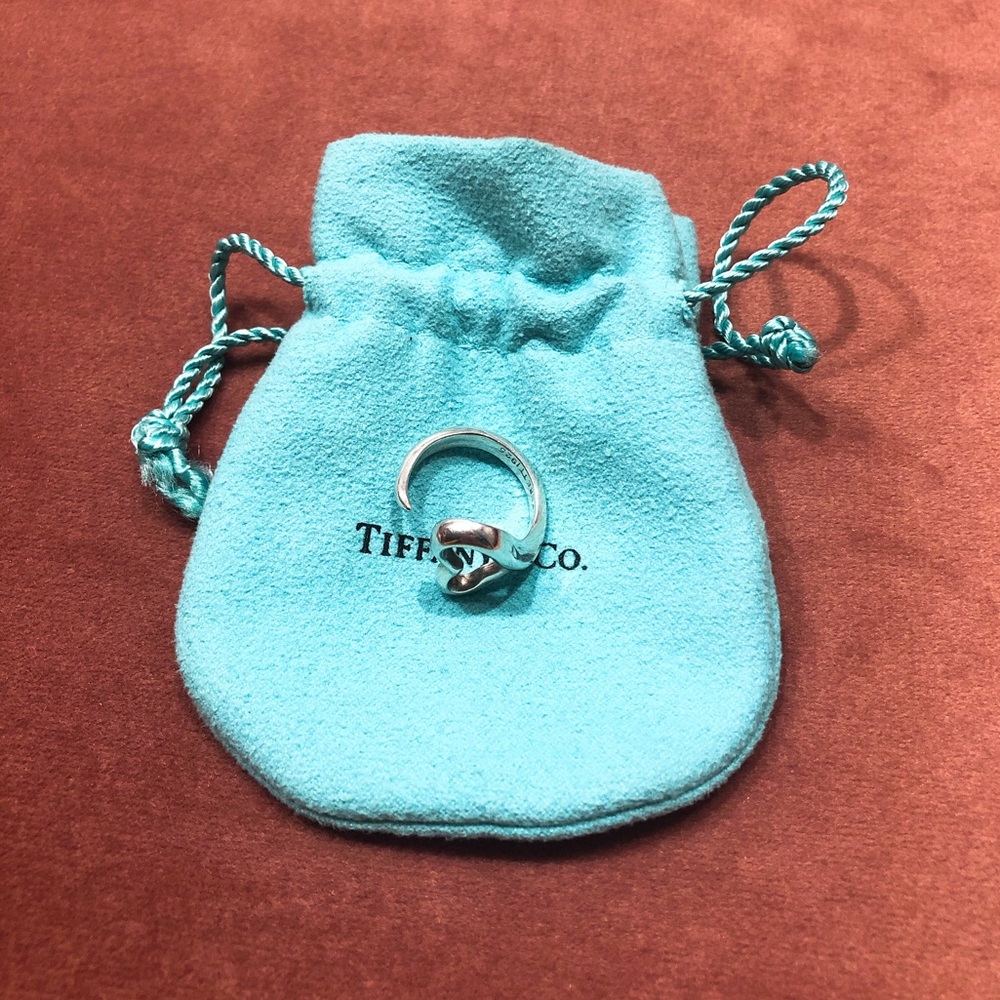 Tiffany &Co Elsa Peretti Open Heart Ring